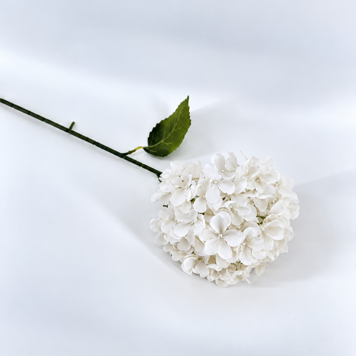 Large Silk Hydrangea Stem