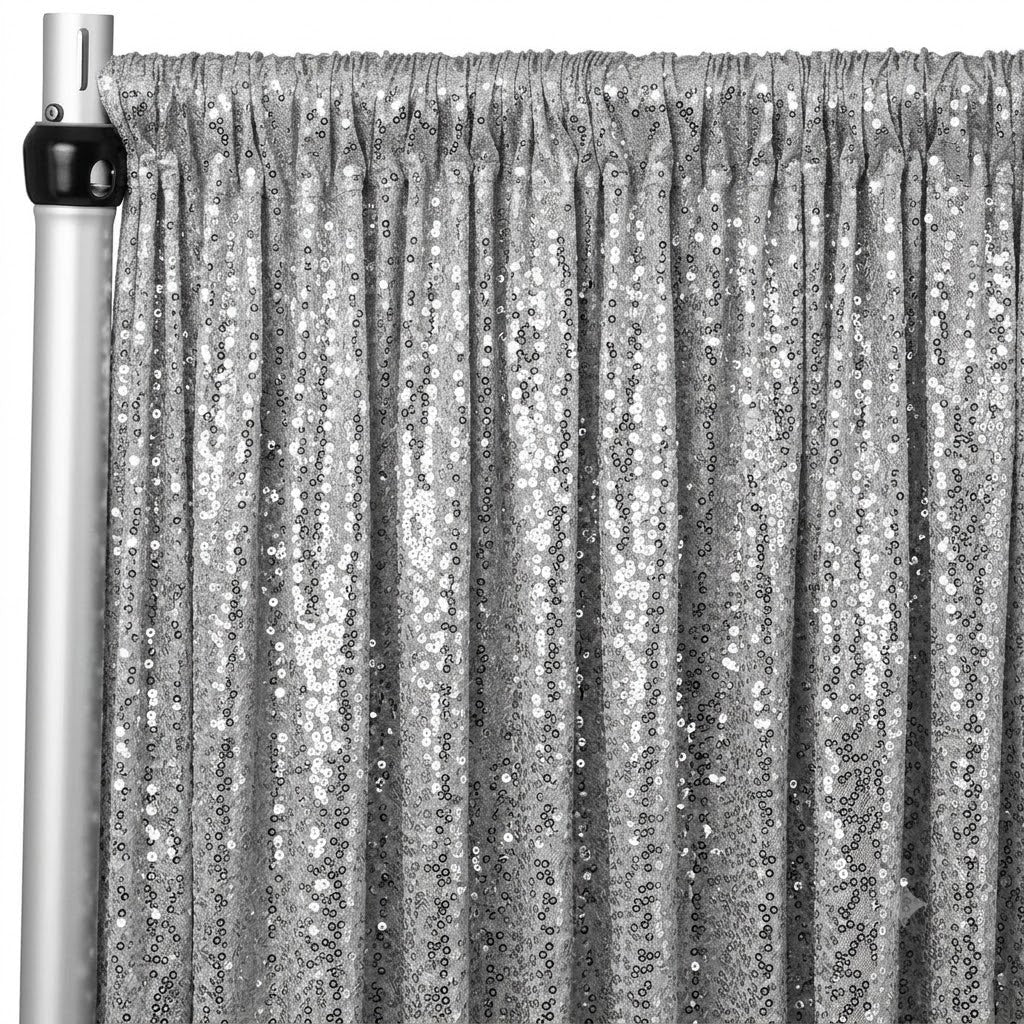 Sequin Mesh Net Drape Panel