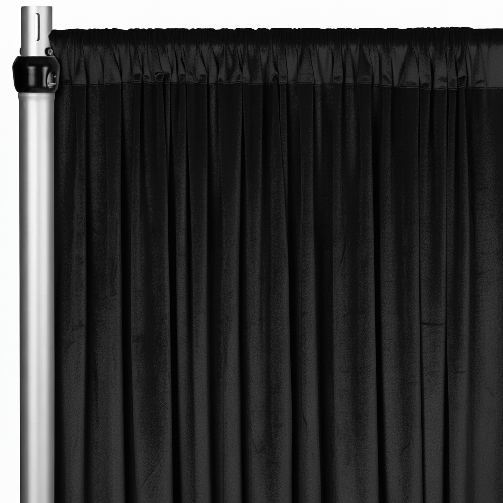 Crush Velvet Fabric Panel | Luxury Event Draping by The Posh Academy