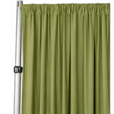 4-Way Stretch Spandex Drape Panel | 15ft x 65in | Single Rod Pocket | 16 Colors