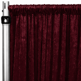 Crush Velvet Fabric Panel — Luxury Event Draping Curtain | 15ft x 52in | 10 Colors