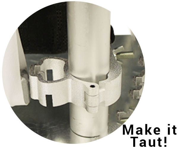 2 Universal Drape Support Clamp - Pair