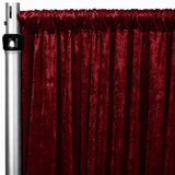 Crush Velvet Fabric Panel — Luxury Event Draping Curtain | 15ft x 52in | 10 Colors