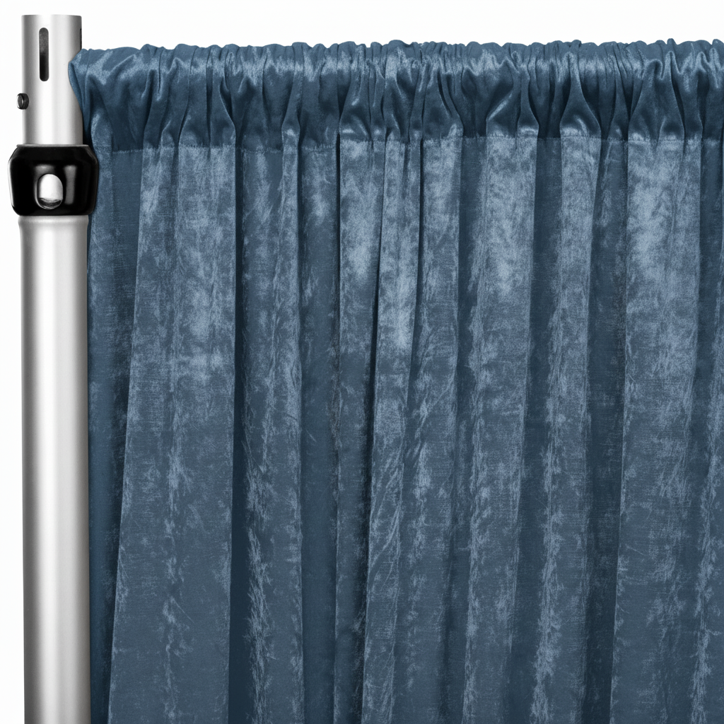 Crush Velvet Fabric Panel | Luxury Event Draping by The Posh Academy