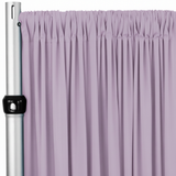 4-Way Stretch Spandex Drape Panel | 15ft x 65in | Single Rod Pocket | 13 Colors
