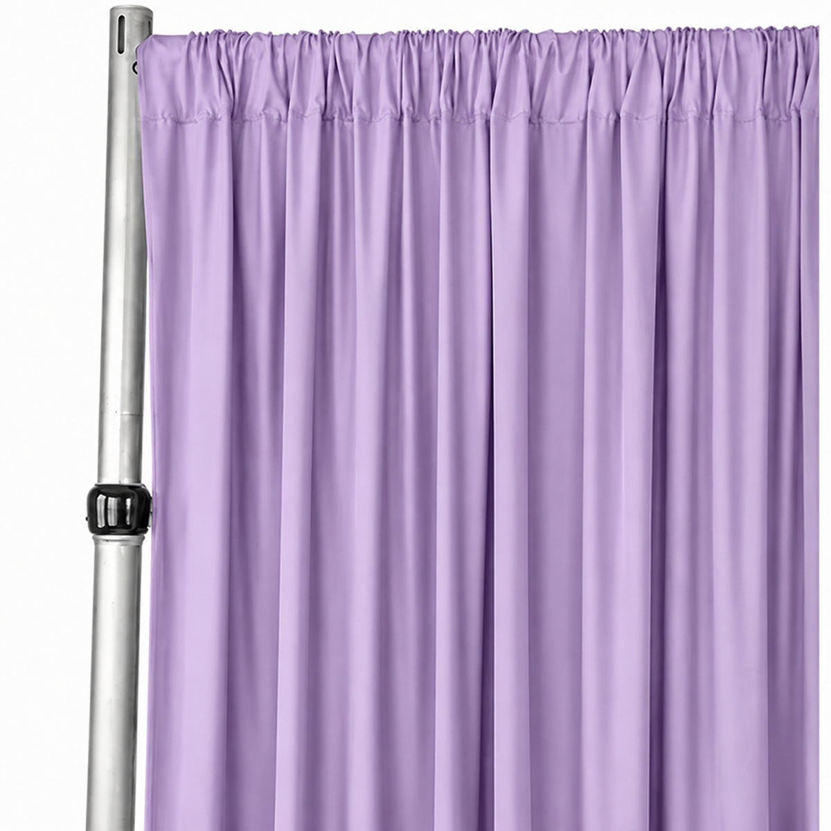 Stretch Spandex Drape Panel | 15ft x 65in | Single Rod Pocket | 16 Colors