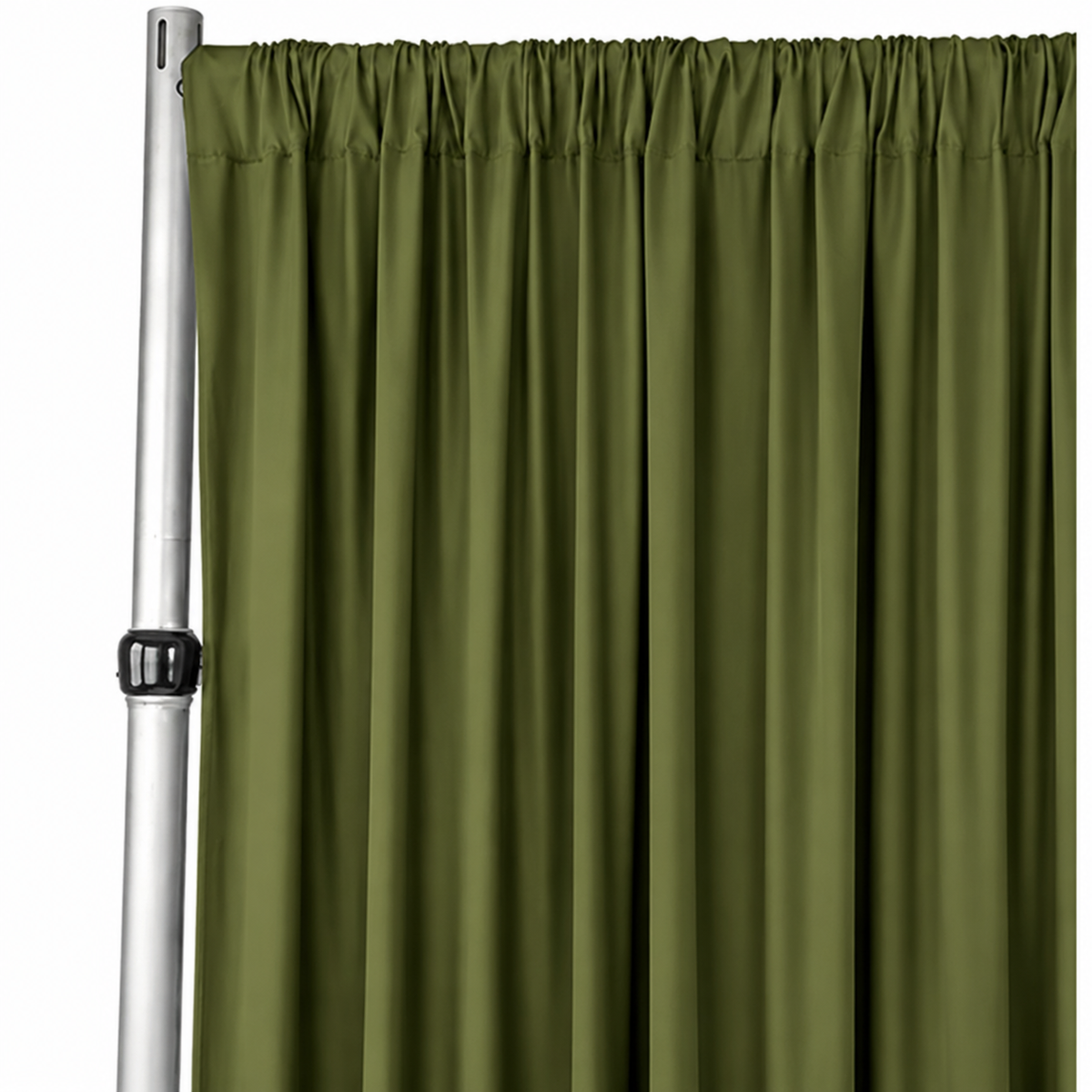 Stretch Spandex Drape Panel | 15ft x 65in | Single Rod Pocket | 16 Colors