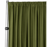 4-Way Stretch Spandex Drape Panel | 15ft x 65in | Single Rod Pocket | 16 Colors