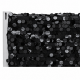 Payette Sequin Curtain Panel 15ft | Single Rod Pocket | 52 Inches Wide | Silver, Champagne & Gold