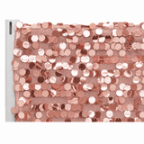 Payette Sequin Curtain Panel 15ft | Single Rod Pocket | 52 Inches Wide | Silver, Champagne & Gold