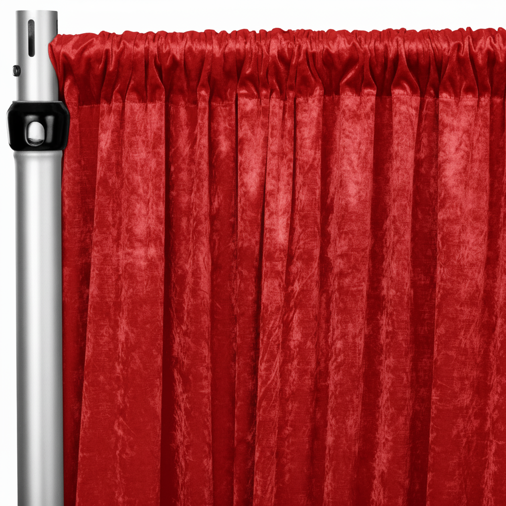 Crush Velvet Fabric Panel | Luxury Event Draping by The Posh Academy